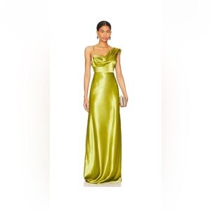 REVOLVE House of Harlow Antonia Gown in Green